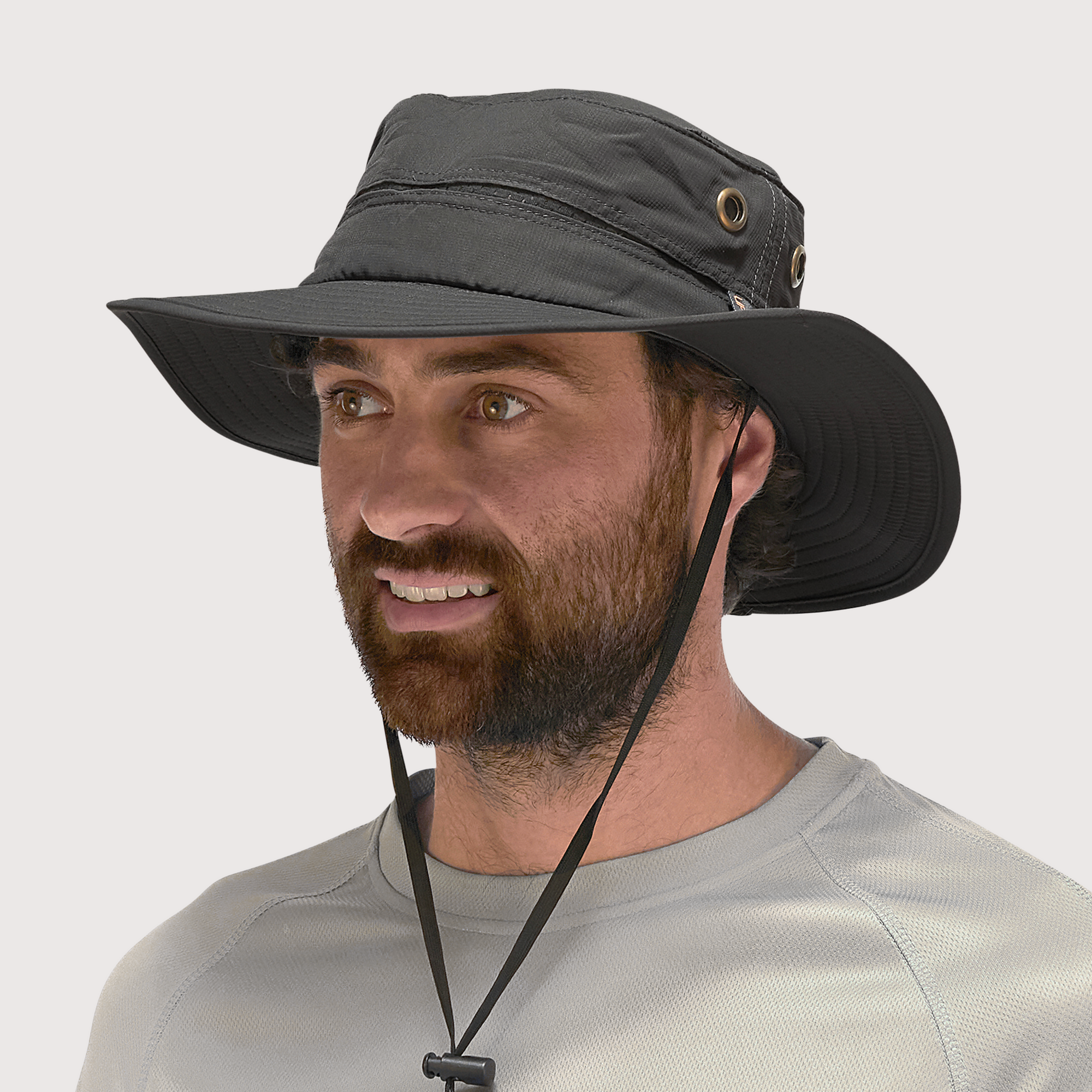 Boonie Hat Charcoal UPF50+ Australian sun hats, sun smart clothing, ladies sun protection hats uv, surf hats, sunhat, water sports hat, fishing clothing sun, surfing hats