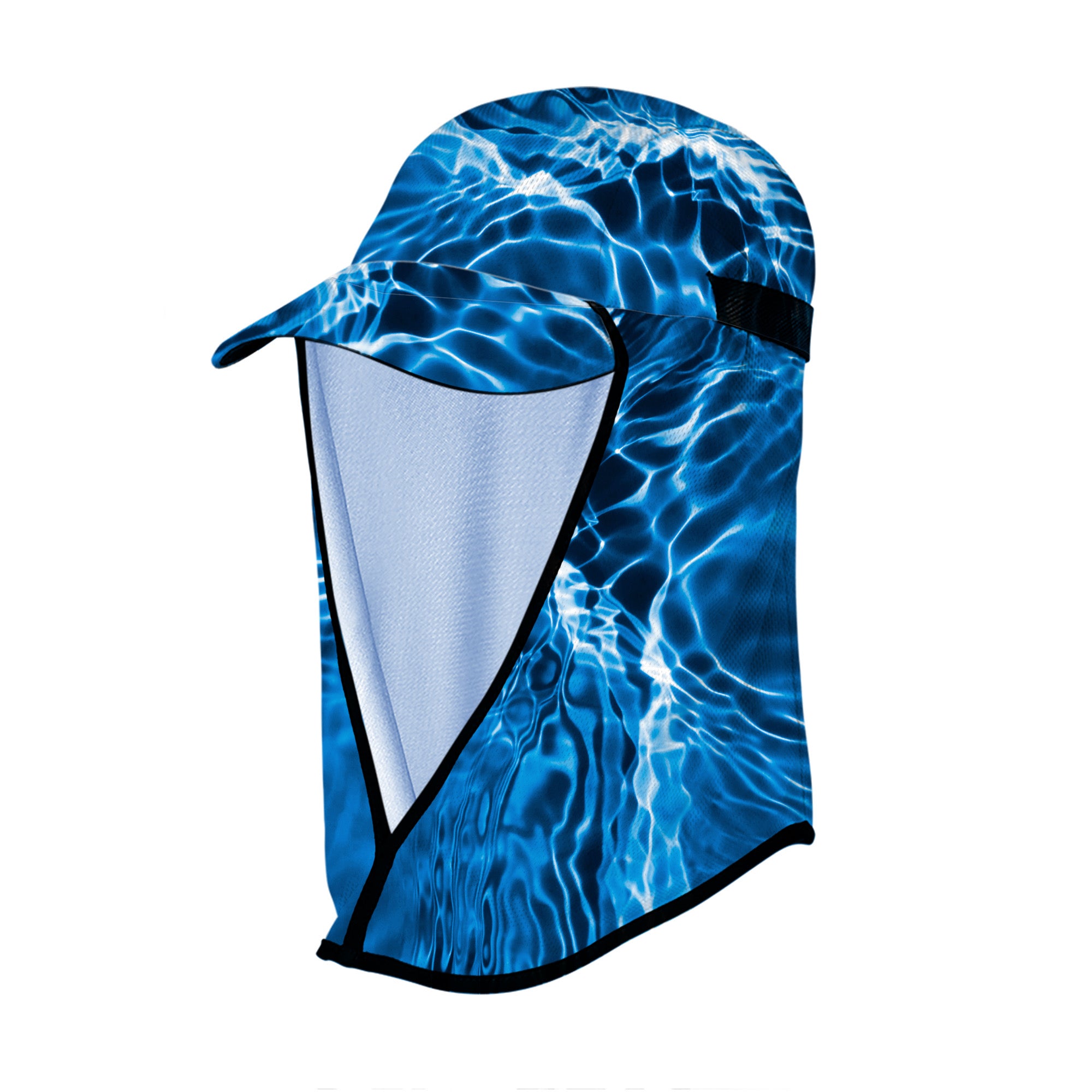 Kids Flippa Blue Water Ripple UPF50+ sun safe clothing, sun shirts, uv arm sleeves, sun protection shirts, upf long sleeved shirts, uv long sleeved shirts, sun safe clothing