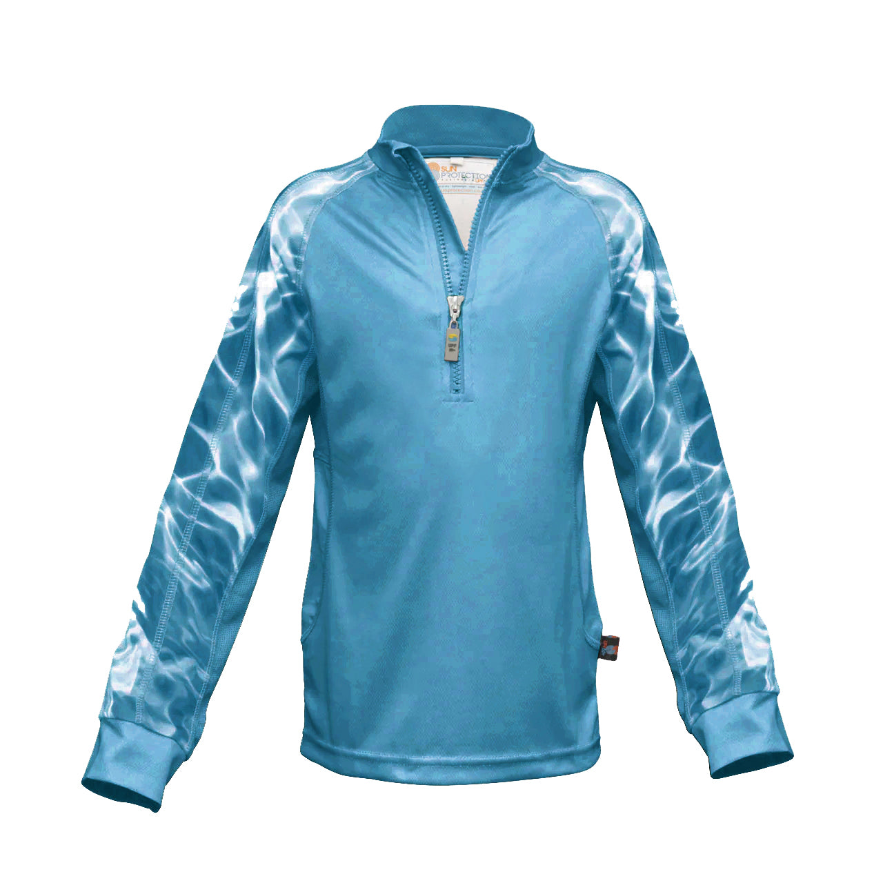 Kids Multi Sport Green UPF50+ sun safe clothing, sun shirts, uv arm sleeves, sun protection shirts, upf long sleeved shirts, uv long sleeved shirts, sun safe clothing