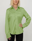 Ladies Outdoor Shirt Green Tea UPF50+ sun safe clothing, uv long sleeve shirt, fashionable protective uv clothing, sun protective clothing for women, sun shirts, sun protection shirts, sun safe clothing, women protection shirts uv