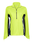 Ladies Cycling Top Fluro Yellow UPF50+ sun safe clothing, uv long sleeve shirt, activewear upf, sun protective clothing for women, sun shirts, sun protection shirts, sun safe clothing, sun protection products Australia