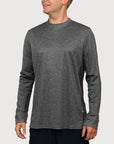 Long Sleeve Tee Mottled Slate UPF50+ sun safe clothing, sun shirts, uv arm sleeves, sun protection shirts, upf long sleeved shirts, uv long sleeved shirts, sun safe clothing