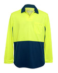 Workwear Fluro Yellow Polo UPF50+ sun shirts
for men, Sun Smart clothing, sun protection shirts, upf long sleeve shirt, uv protection long sleeve shirts