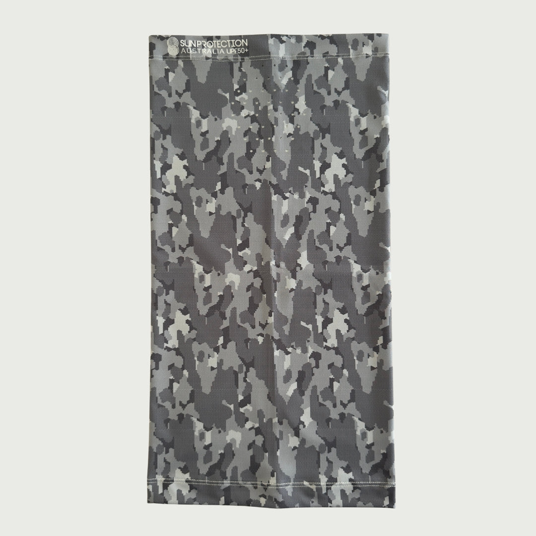 Neck Gaiter Hex Camo UPF50+ Australian sun hats, sun smart clothing, protective activewear sun, workwear hat, sun protection products Australia, sun safe clothing