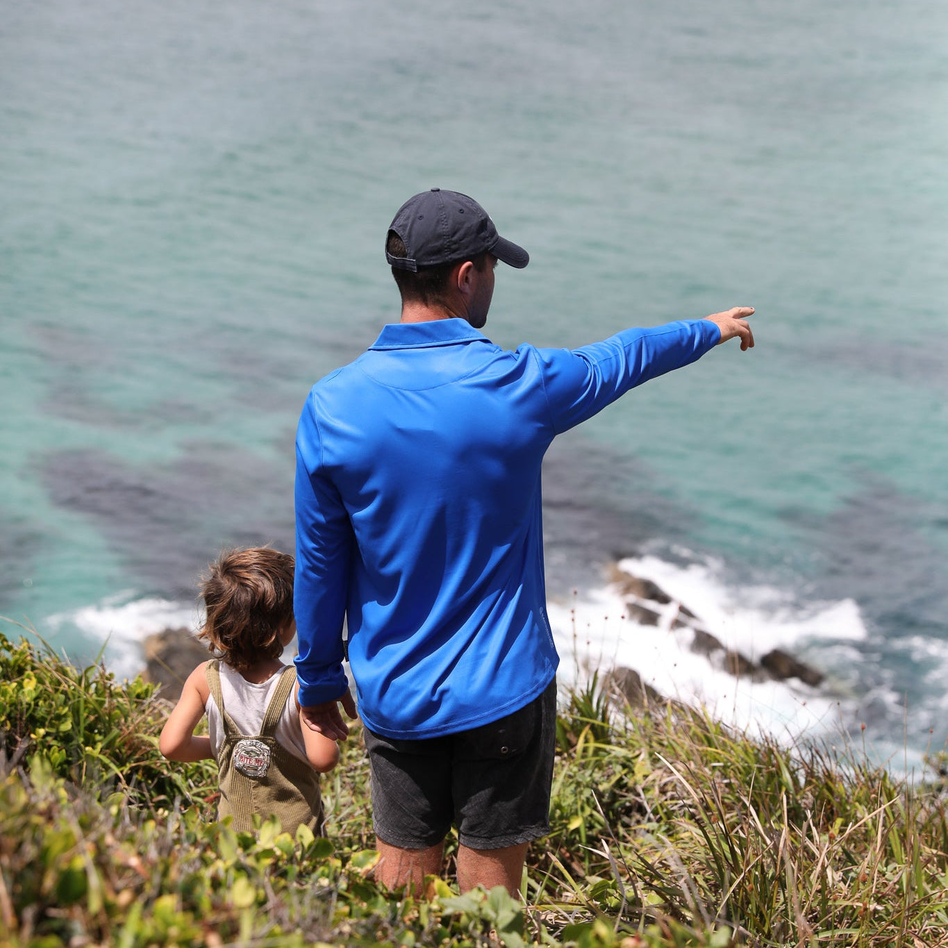 Classic Polo Cobalt Blue UPF50+ sun safe clothing, sun shirts, uv arm sleeves, sun protection shirts, upf long sleeved shirts, uv long sleeved shirts, sun safe clothing