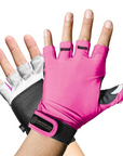 Sports Gloves Hot Pink UPF50+ buy fingerless gloves, gloves without fingers, half finger gloves, fingerless cycling gloves, fingerless driving gloves