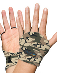 Reversible Palmless Gloves Sand Camo UPF50+ buy fingerless gloves, gloves without fingers, half finger gloves, fingerless cycling gloves, fingerless driving gloves