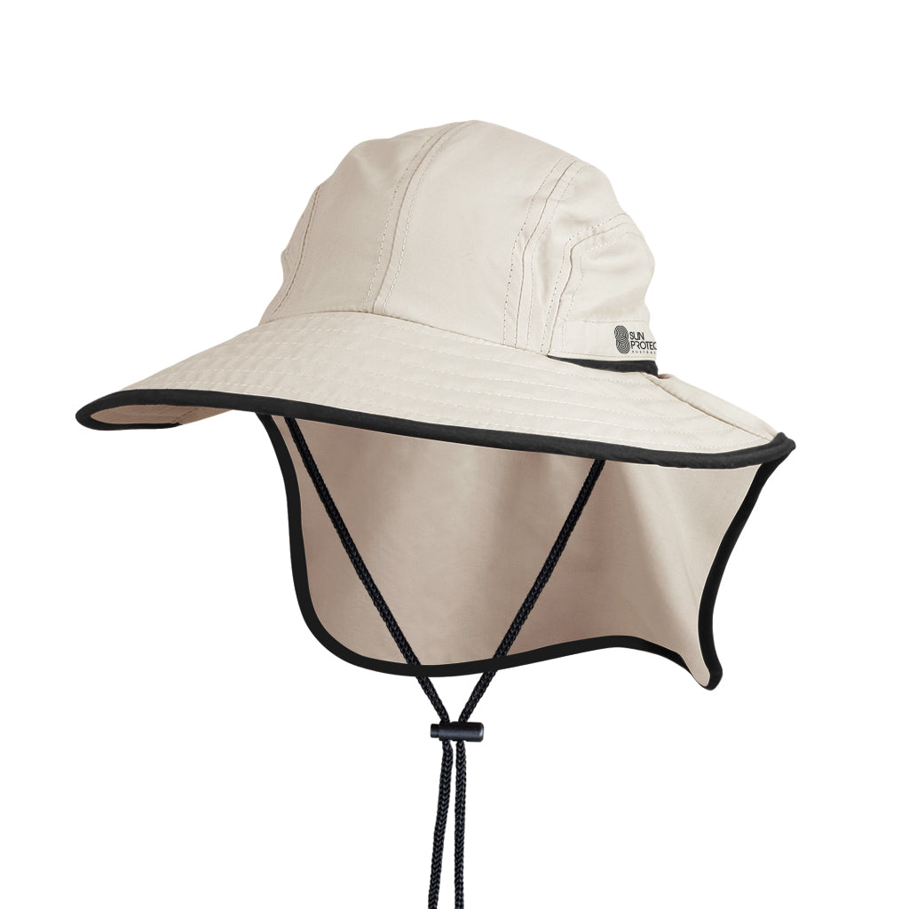 Flap Hat Sand UPF50+