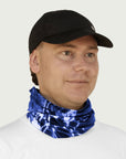 Neck Gaiter Blue Water Ripple UPF50+ Australian sun hats, sun smart clothing, protective activewear sun, workwear hat, sun protection products Australia, sun safe clothing