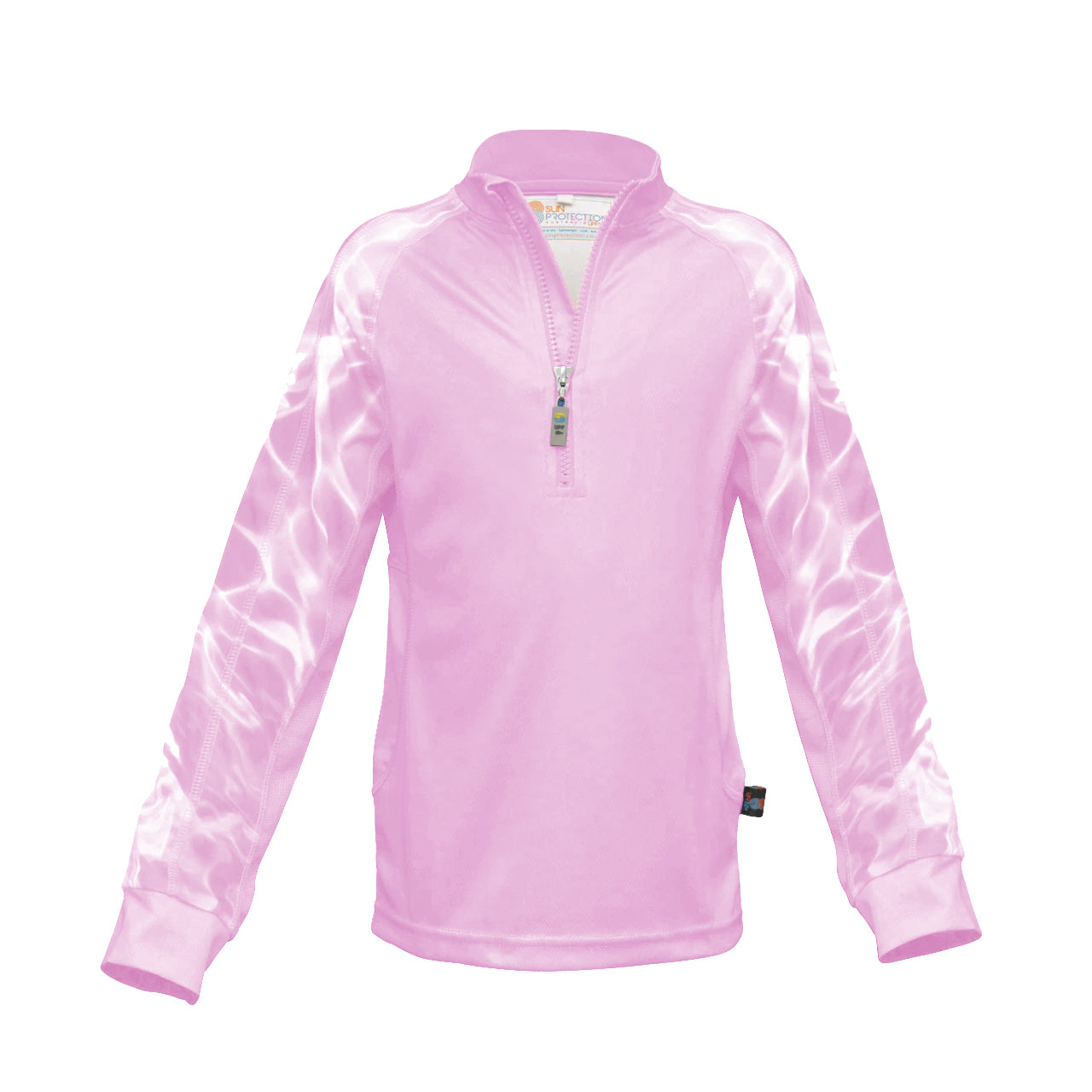 Kids multi sport top Pink, sun safe clothing, sun shirts, uv arm sleeves, sun protection shirts, upf long sleeved shirts, uv long sleeved shirts, sun safe clothing