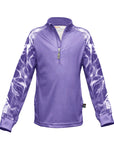 Kids Multi Sport Purple UPF50+ sun safe clothing, sun shirts, uv arm sleeves, sun protection shirts, upf long sleeved shirts, uv long sleeved shirts, sun safe clothing