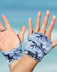 Reversible Palmless Gloves Marine Camo UPF50+ buy fingerless gloves, gloves without fingers, half finger gloves, fingerless cycling gloves, fingerless driving gloves