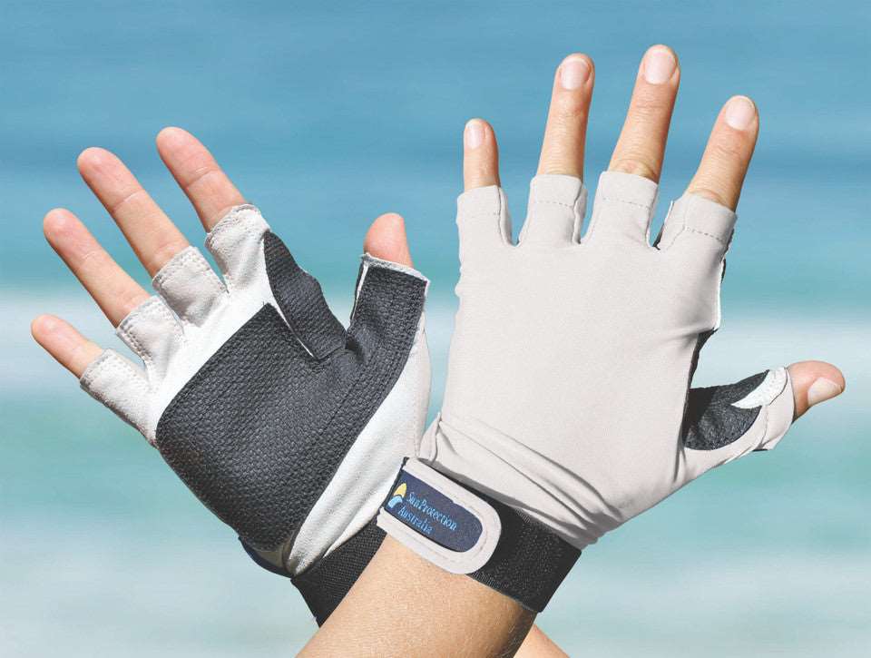 Sports Gloves Sand UPF50+