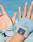Reversible Palmless Gloves Blue/Delta UPF50+