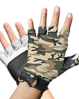 Sports Gloves Sand Camo UPF50+ buy fingerless gloves, gloves without fingers, half finger gloves, fingerless cycling gloves, fingerless driving gloves