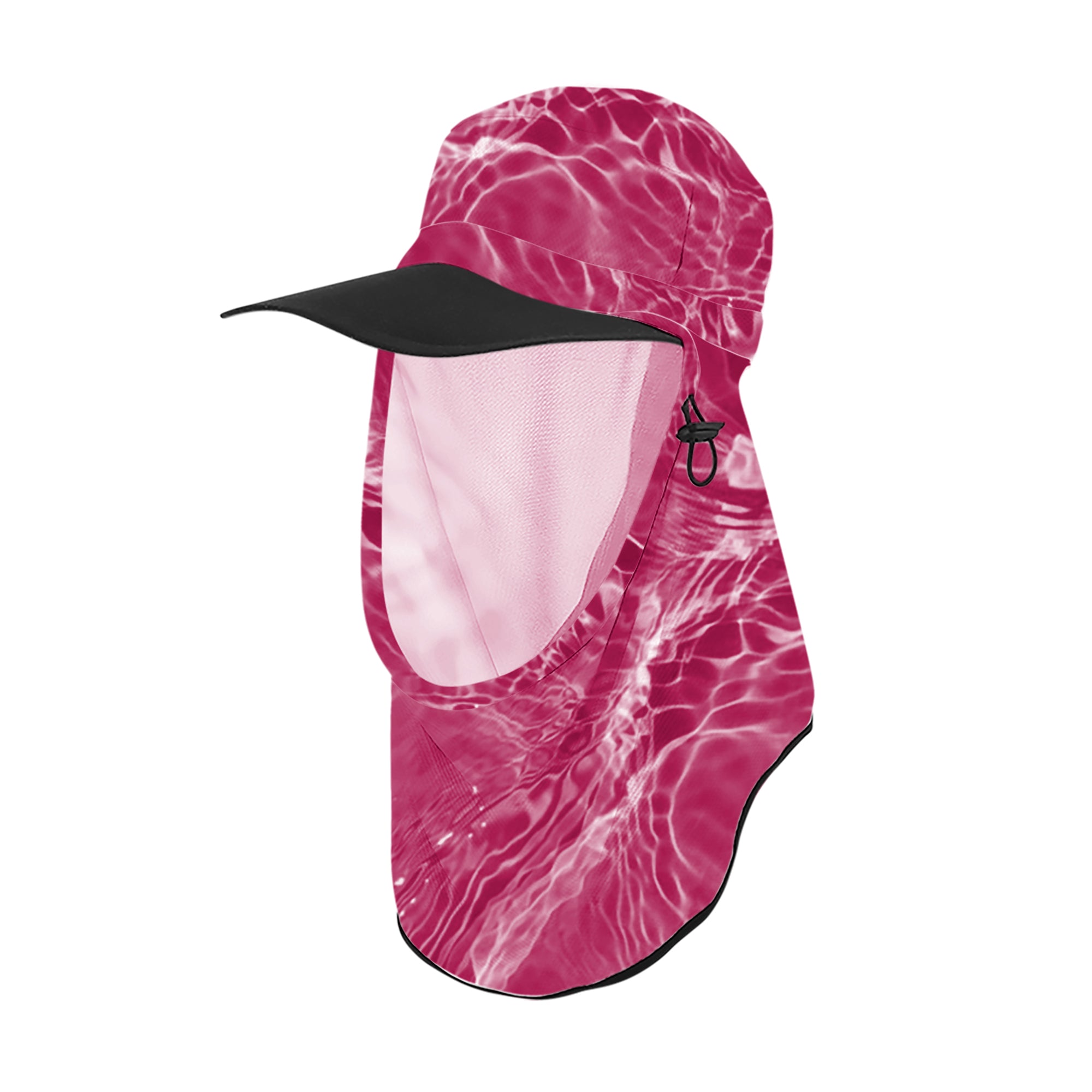 Adapt-A-Cap Pink Water Ripple UPF50+ Australian sun hats, sun smart clothing, ladies sun protection hats uv, surf hats, sunhat, water sports hat, fishing clothing sun, surfing hats