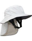 Water Sports Hat Light Grey UPF50+ Australian sun hats, sun smart clothing, ladies sun protection hats uv, surf hats, sunhat, water sports hat, fishing clothing sun, surfing hats
